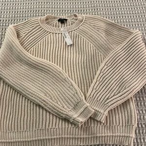 NWT Cream J. Crew sweater